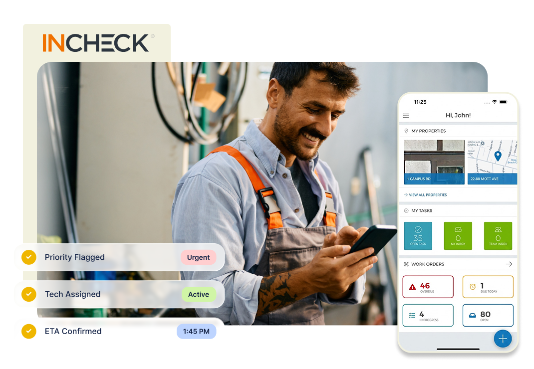 InCheck mobile App Graphic